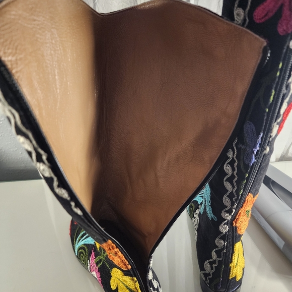 Vintage Custom Suzani Riding Boots - Picture 13 of 13